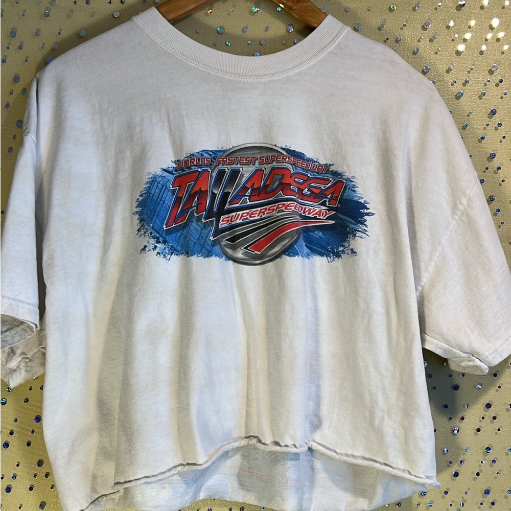 White Talladega Superspeedway Graphic T-Shirt